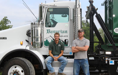 John Brueggemann's two eldest sons, (from left to right) Benedict and Patrick (2016)